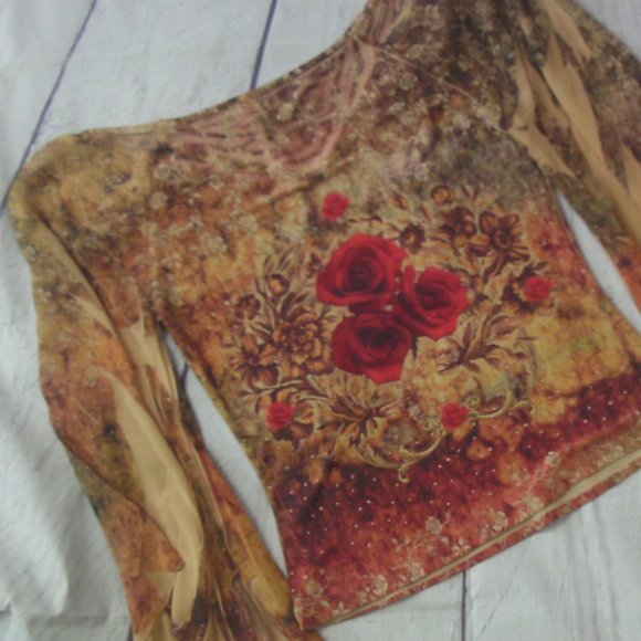 **2 FOR 20** Ladies Niche USA  Small freedom flare  Blouse - Picture 4 of 6